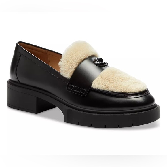 Coach Shoes - Coach Leah Shearling Loafer Flats 6.5
